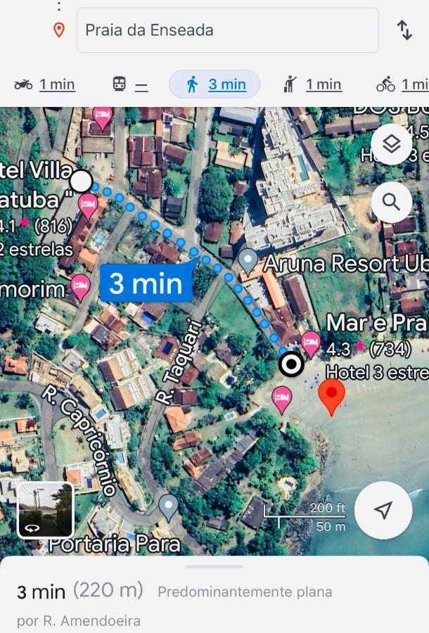 Apartamento Com Acesso A Pe A Santa Rita - Enseada - Убатуба Экстерьер фото